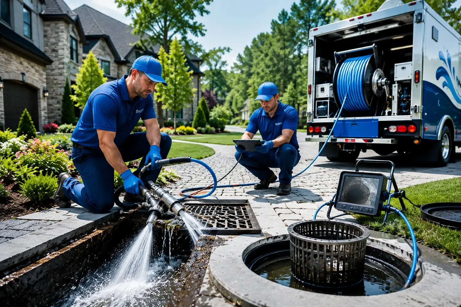 Local outdoor drain cleaning professionals in Cooks, MI