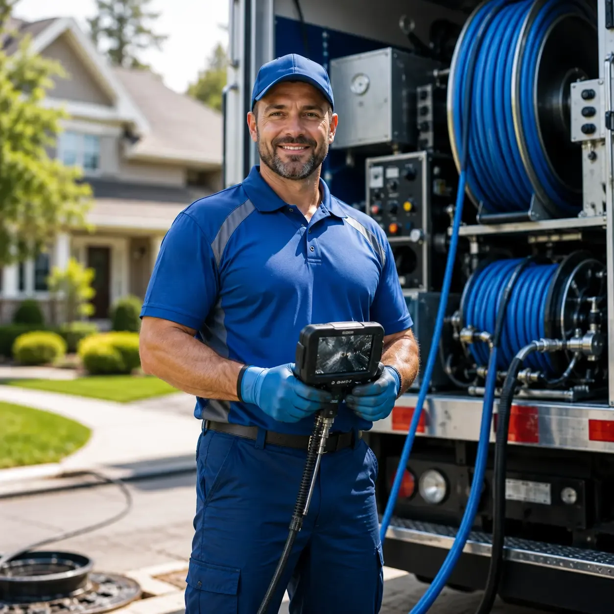 Local outdoor drain cleaning specialists in Cooks, MI